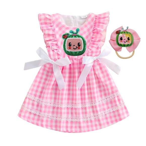 Cocomelon Dress Cocomelon Birthday Cocomelon Clothes Cocomelon Outfit - Picture 2 of 7